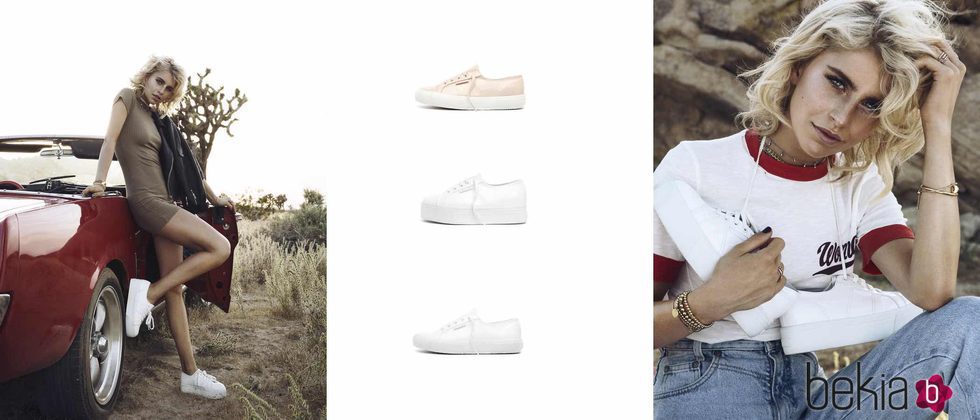 Zapatillas Superga diseñadas por Caro Daur