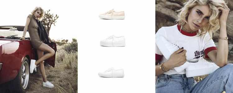 Zapatillas Superga diseñadas por Caro Daur