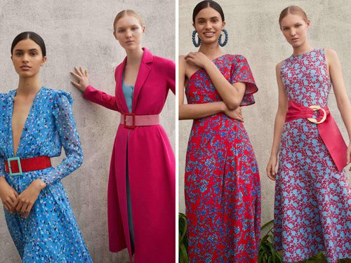 Vestidos con cinturones de la Colección Resort 2018 de Carolina Herrera