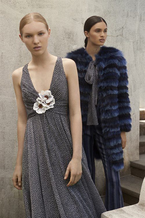 Vestido de vichi de la Colección Resort 2018 de Carolina Herrera