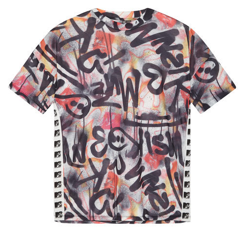 Camiseta con estampado de graffiti de la colección colaborativa 'ASOS x MTV'