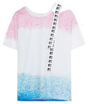 Camiseta tricolor con logo de MTV de la colección colaborativa 'ASOS x MTV'