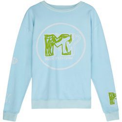 Sudadera azul con logo de MTV de la colección colaborativa 'ASOS x MTV'