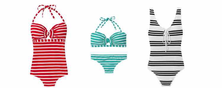 Bañadores y bikini de la colección Esprit croisière de Etam 2017