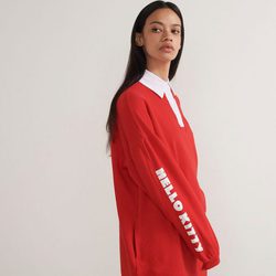 Vestido de rugby rojo de la colección de Hello Kitty para Lazy Oaf