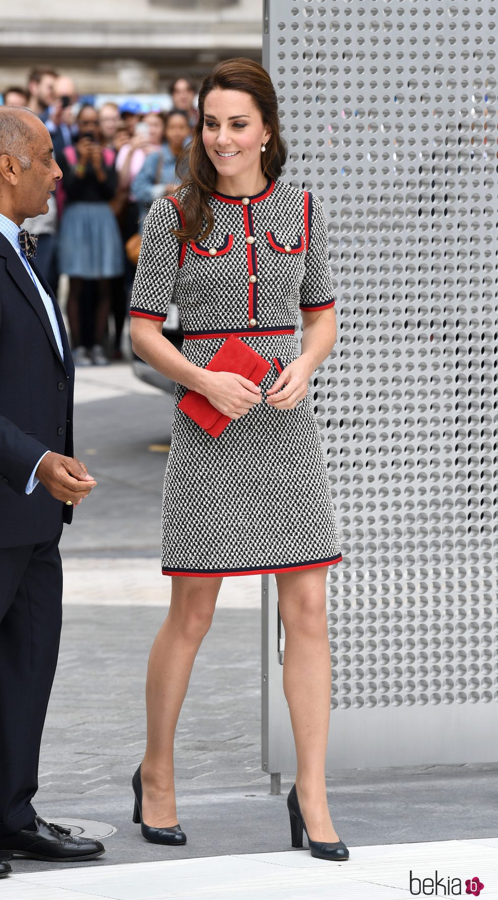 La Duquesa de Cambridge con un vestido de tweed