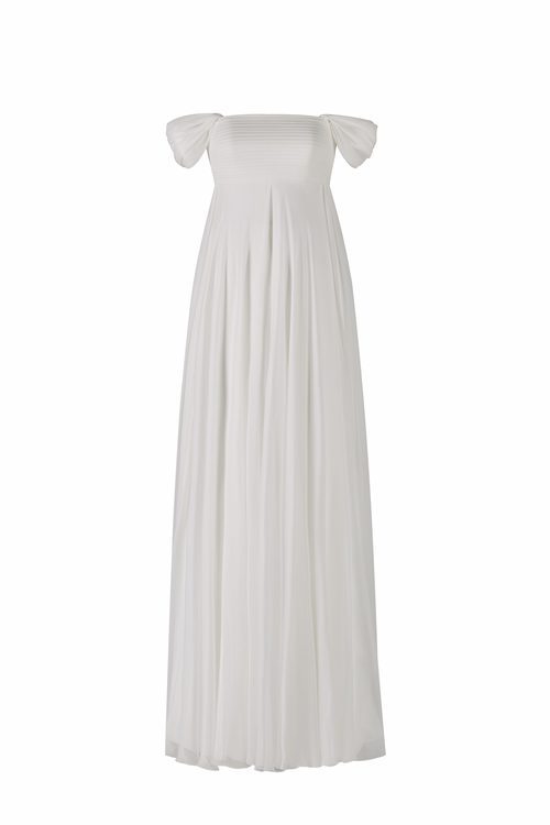 Vestido de manga baja de la colección Atelier 2018 de Pronovias