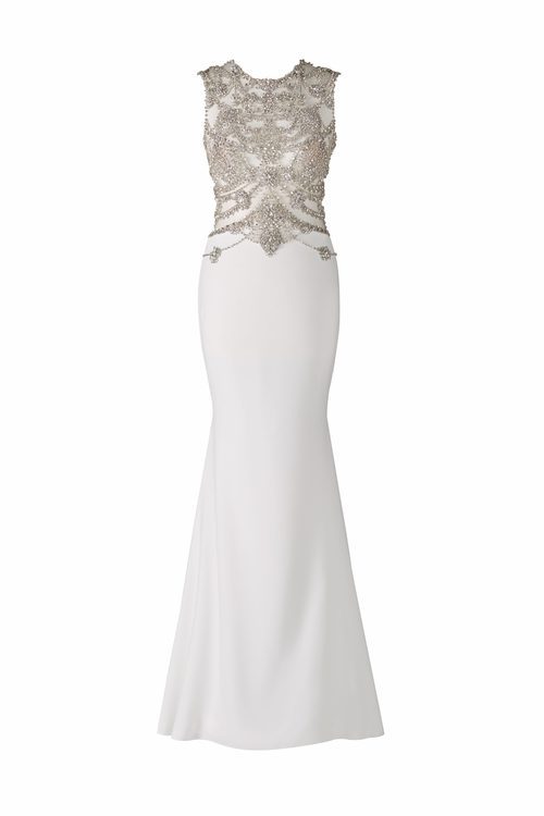 Vestido con pedreria de la colección Atelier 2018 de Pronovias