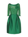 Vestido corto verde de la nueva colección de fiesta de Pronovias 2018