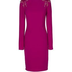 Vestido corto fucsia de la nueva colección de fiesta de Pronovias 2018