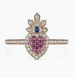 Anillos y colgantes de la nueva colección de Suárez, 'Frida'
