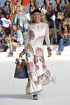 Vestido blanco estampado de Desigual de la Fashion Week de Ibiza 2017