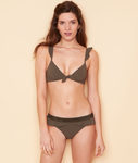 Bikini color caqui de la colección 'Swildens x Etam' para el verano 2017