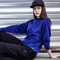 Bailarina del NYC Ballet posando con ropa de la 'Velvet Rope Collection' de Puma