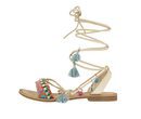 Sandalias boho con tiras beige de la colección 'Bali' de Gioseppo