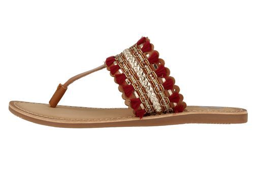 Sandalias boho con adornos dorados de la colección 'Bali' de Gioseppo