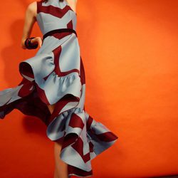 Vestido con volantes de la colección 'Heaven' de Dolores Promesas