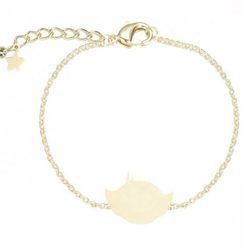 Pulsera con diseño 'Cactus' en oro de la colección ' The Powerpuff Girls x Apodemia'