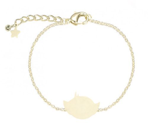 Pulsera con diseño 'Cactus' en oro de la colección ' The Powerpuff Girls x Apodemia'