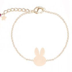 Pulsera con diseño 'Pétalo' en oro rosa de la colección ' The Powerpuff Girls x Apodemia'