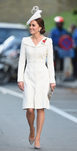 Kate Middleton con vestido y abrigo a juego