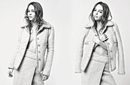 Lily-Rose Depp con chaqueta y falda de tweed de la colección otoño/invierno 2017 de Chanel