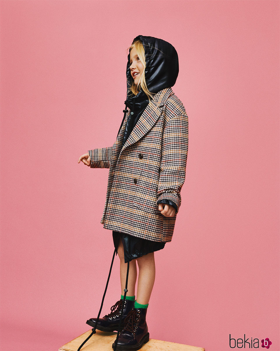 Abrigo de paño de Zara Kids otoño/invierno 2017/2018