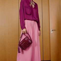 Pantalón palazzo rosa de Uterqüe otoño/invierno 2017/2018