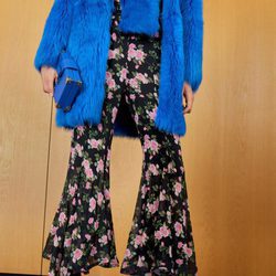 Pantalón floral acampanado de Uterqüe otoño/invierno 2017/2018