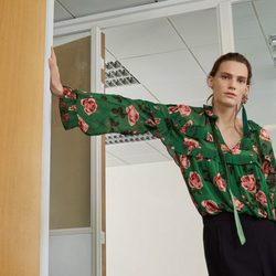 Camisa de estampado de flores de Uterqüe otoño/invierno 2017/2018