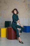 Conjunto verde botella de la colección otoño/invierno 2017 de Trucco