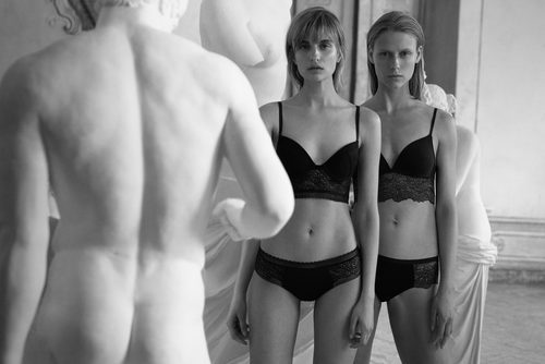 Bralettes de color negro de Oysho otoño/invierno 2017/2018
