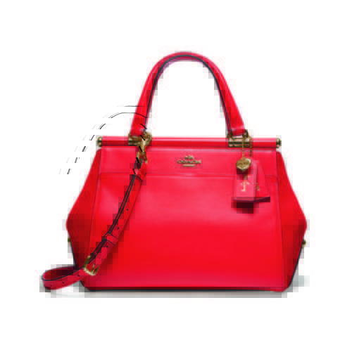 Bolso rojo 'Selena Grace' de la colección 'Coach x Selena Gomez'