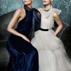 Lily Aldridge y Grace Elizabeth para la campaña otoño/invierno 2017/2018 de Carolina Herrera