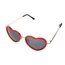 Gafas de sol de forma de corazón rojas de la colección de Pull&Bear
