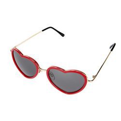 Gafas de sol de forma de corazón rojas de la colección de Pull&Bear