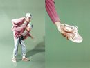 Modelo melocotón de la nueva colección 'The One Star x Golf le Fleur' de Converse
