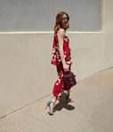 Bolso granate de la colección 'Olivia Palermo x Meli Melo Collection'