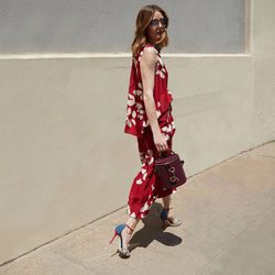 Bolso granate de la colección 'Olivia Palermo x Meli Melo Collection'