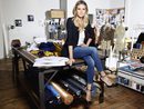Heidi Klum en el atelier preparando su colección 'Heidi & The City'