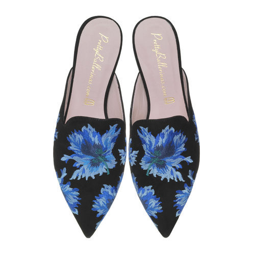 Babuchas azules de Pretty Ballerinas otoño/invierno 2017/2018