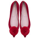 Manoletinas rojas de Pretty Ballerinas otoño/invierno 2017/2018