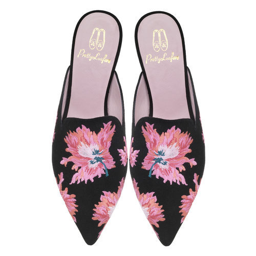Babuchas estampadas en rosa de Pretty Ballerinas otoño/invierno 2017/2018