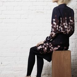Camisa y falda estampadas de Dolores Promesas otoño/invierno 2017/2018