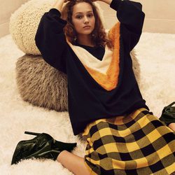 Falda de cuadros de Zara Trafaluc otoño/invierno 2017/2018