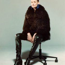 Abrigo de pelo de Sfera otoño/invierno 2017/2018