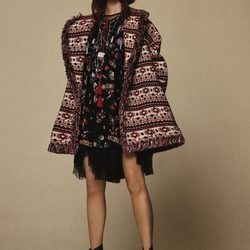 Abrigo estampado de Zara otoño/invierno 2017/2018