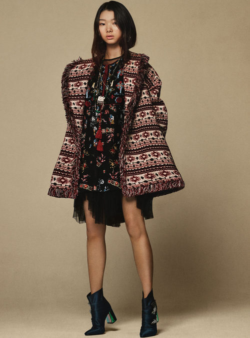 Abrigo estampado de Zara otoño/invierno 2017/2018