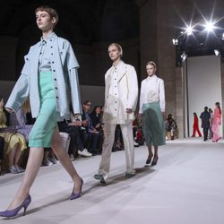 Pasarela de Victoria Beckham colección primavera/verano 2018 en la New York Fashion Week