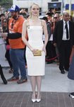 Emma Stone con un vestido blanco de Tom Ford en el Festival de Cine de Toronto